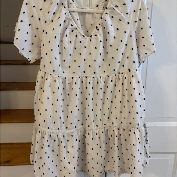 Madewell Lorelei mini dress size M, Cottagecore, Linen blend cozy - Picture 2 of 4